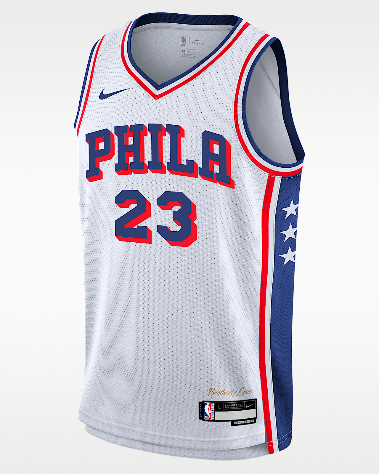 Детское худи Lebron James Philadelphia 76ers Big Kids' Nike NBA Pullover Hoodie
