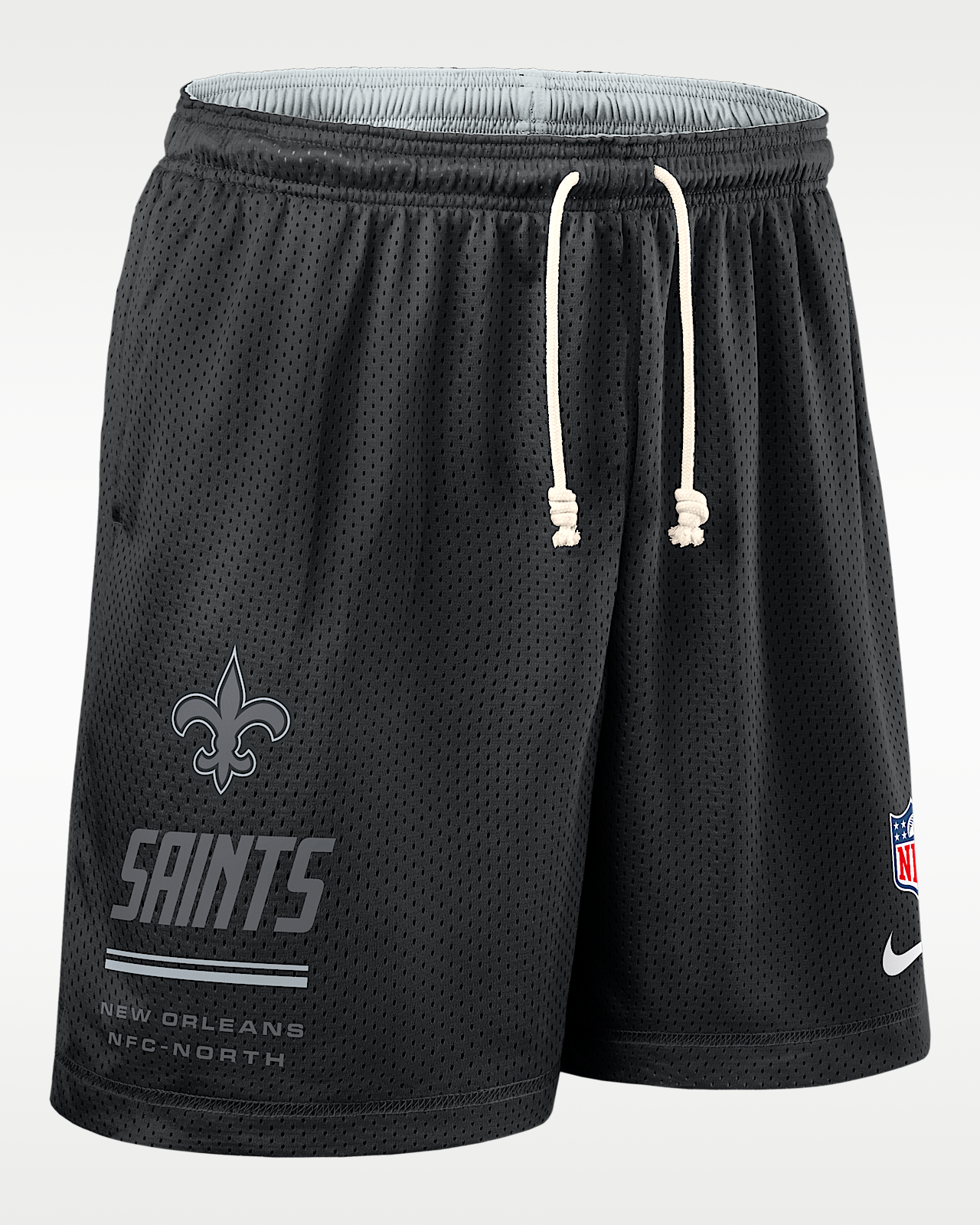 Мужские шорты New Orleans Saints Sideline Reversible Nike Dri-FIT NFL Shorts