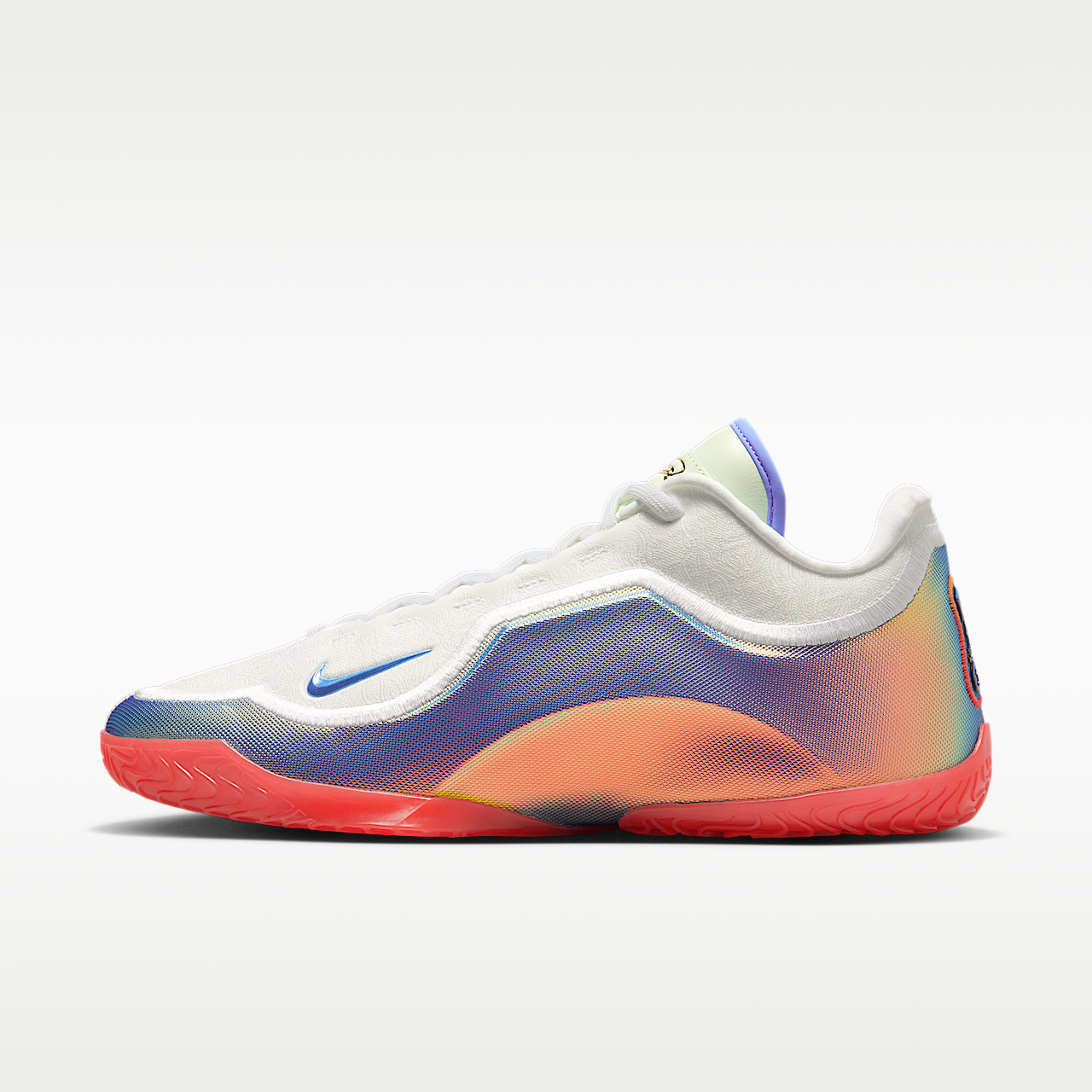LeBron XXIII "Motor King" (White/Light Crimson/Volt Tint/Multi-Color)