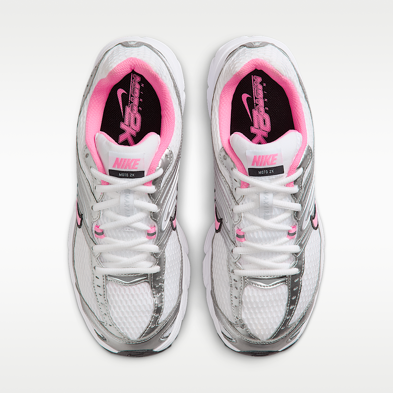 Nike Air Max sneaker Wit/Metallic Silver/Zwart/Pink Spell