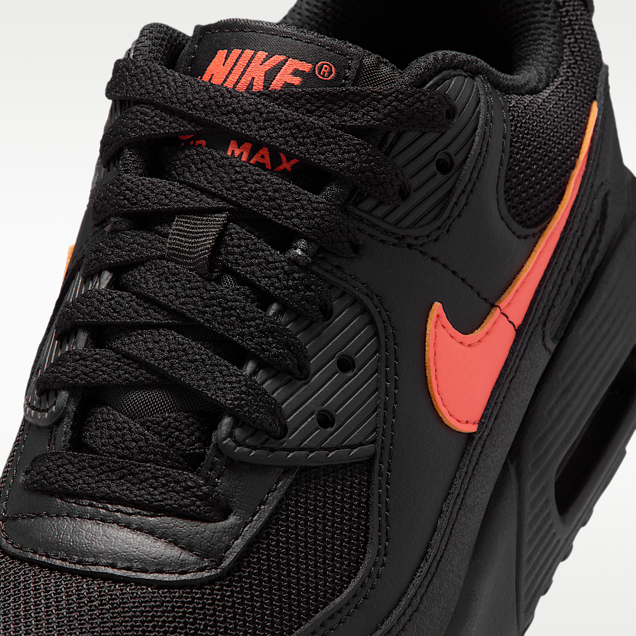 Nike Air Max sneaker Zwart/Turf Orange