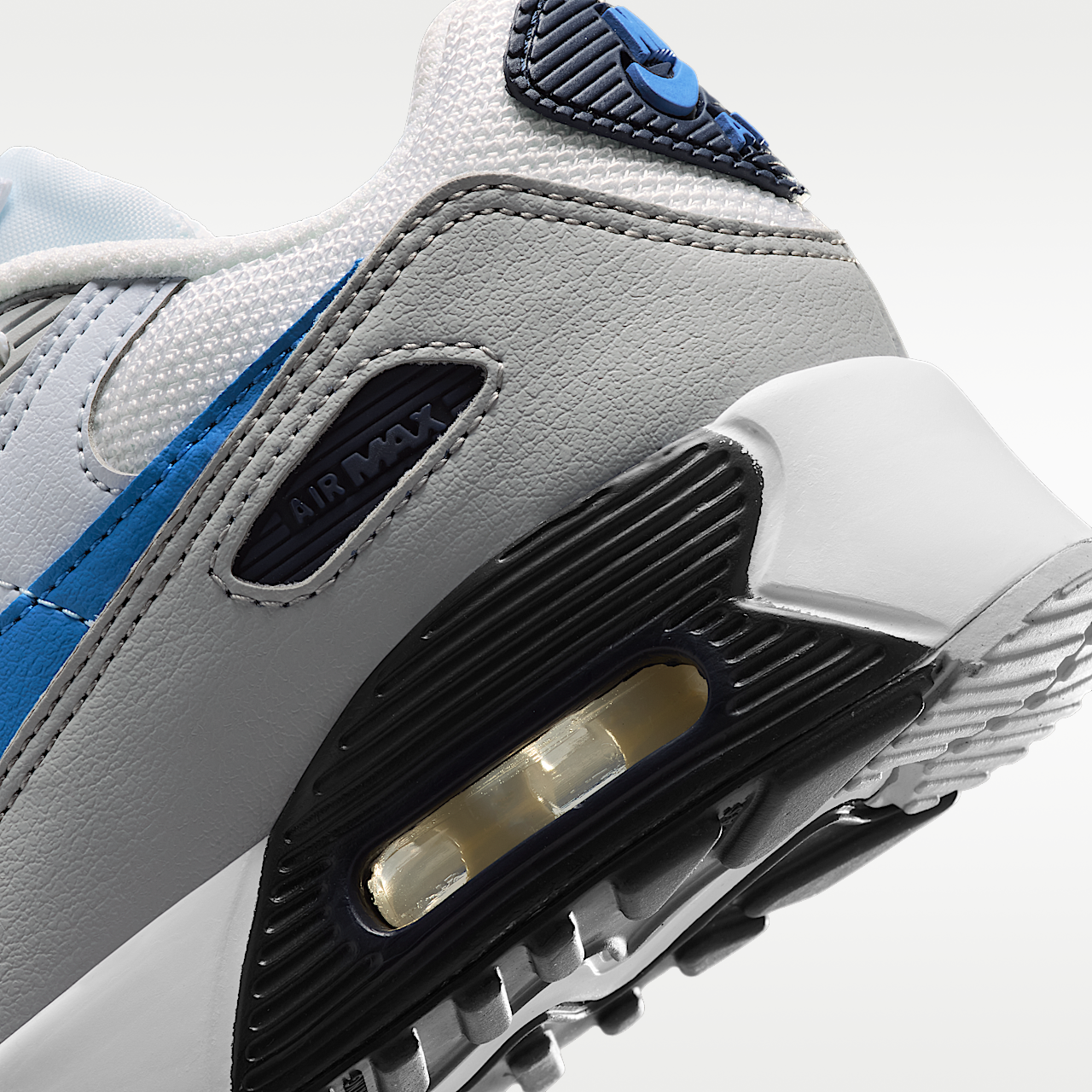 Nike Air Max sneaker Wit/Midnight Navy/Football Grey/Blue Crystal