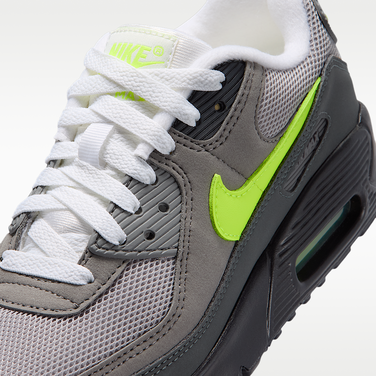 Nike Air Max sneaker Zwart/Anthracite/Light Charcoal/Neon Yellow