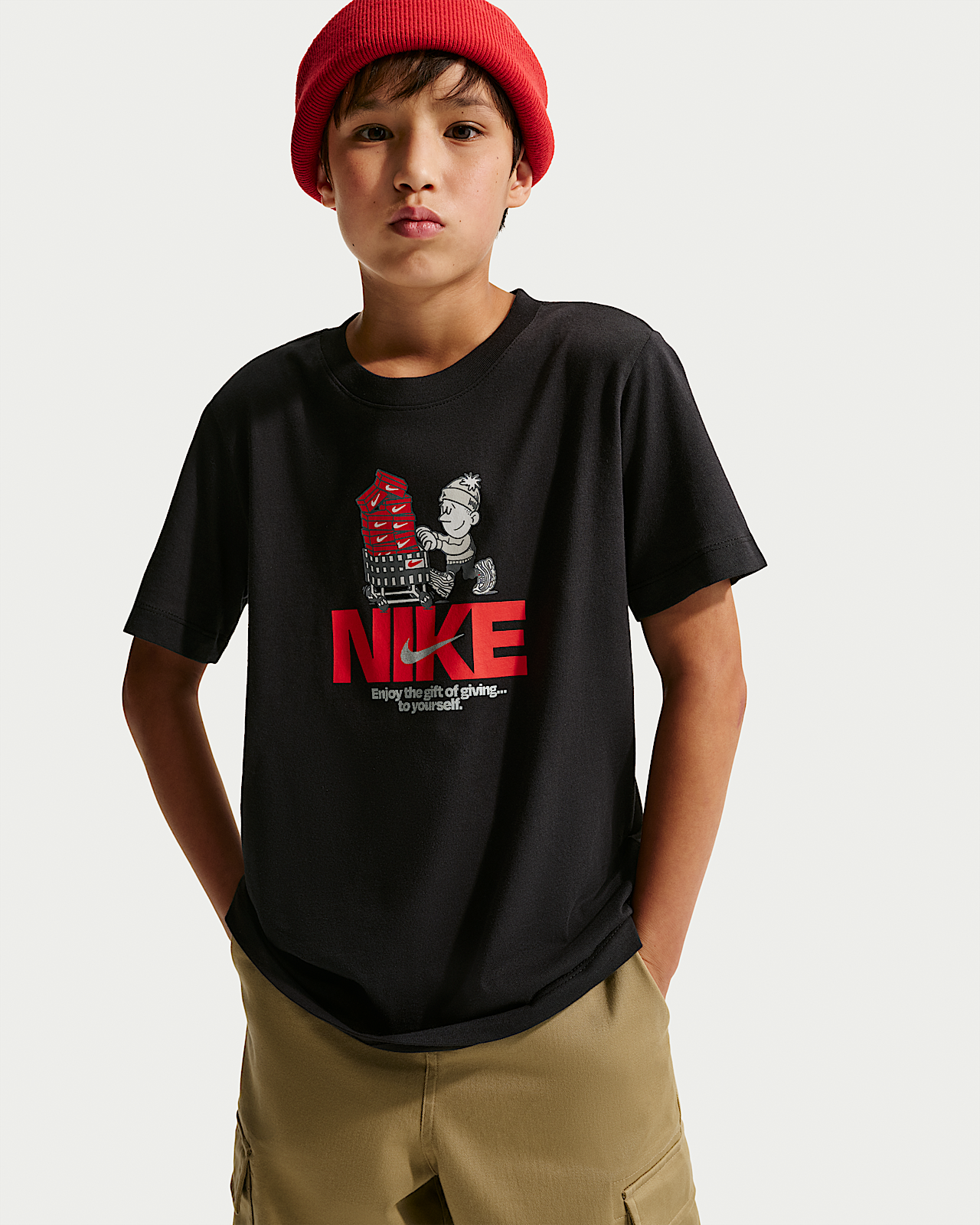 Детская футболка Nike Sportswear Big Kids'