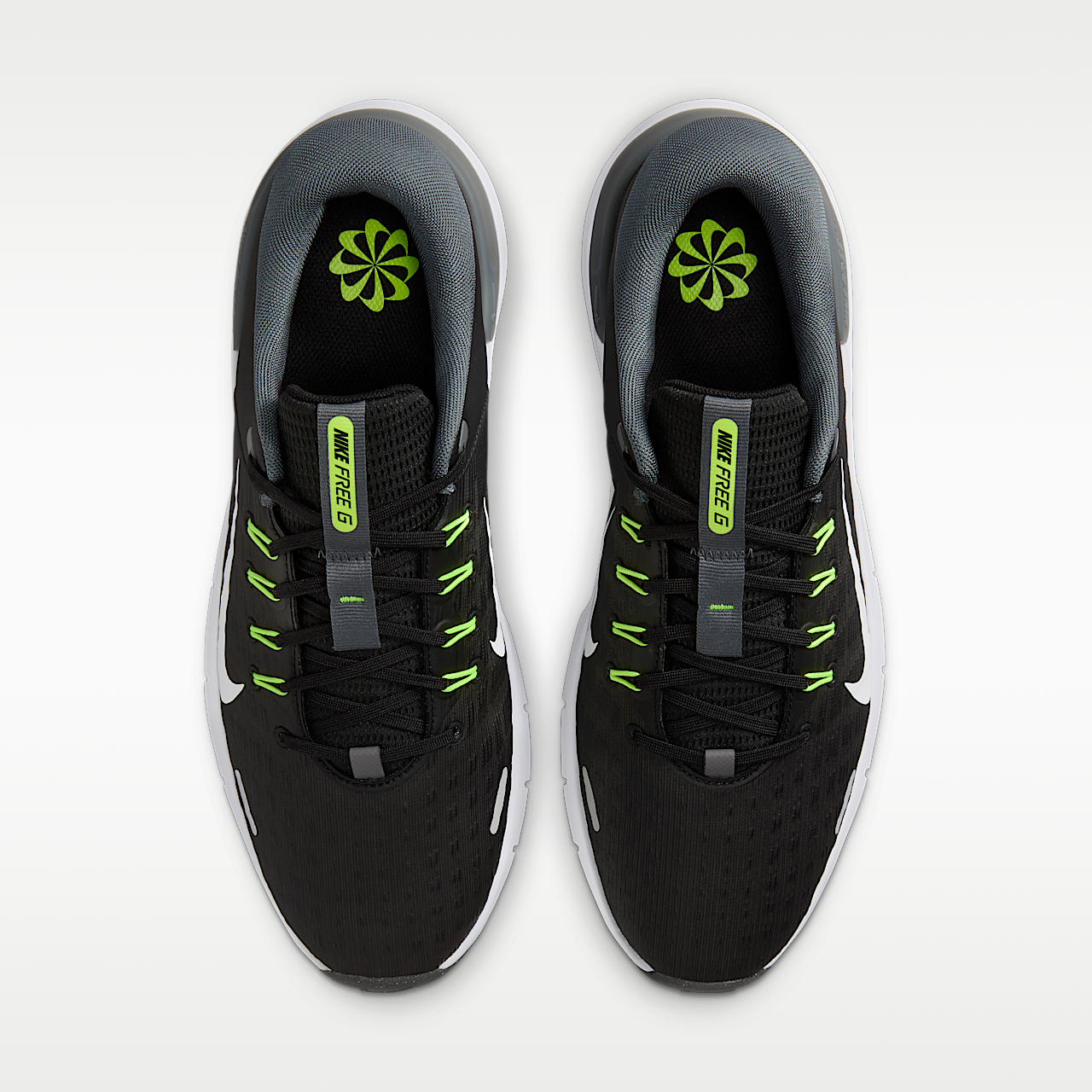 Nike  sneaker Zwart/Iron Grey/Volt/Wit