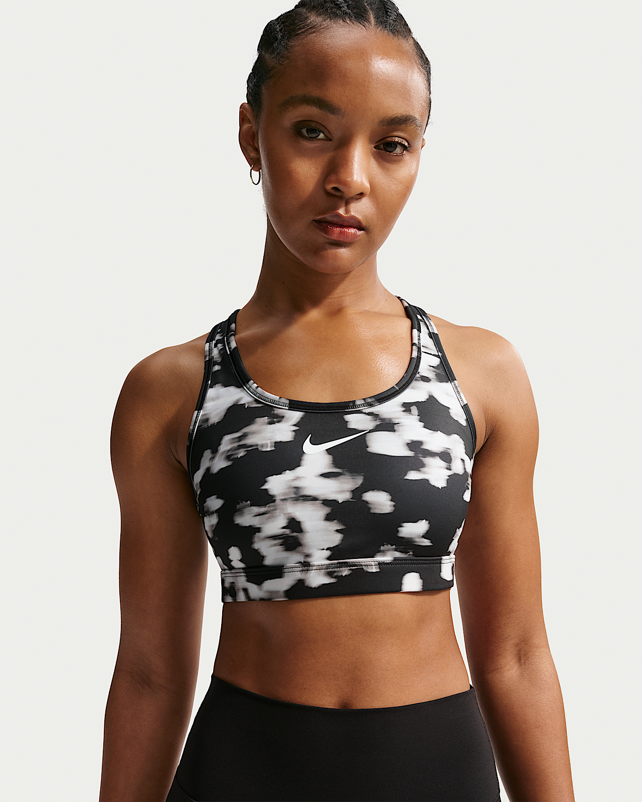 Женские  Nike Swoosh Medium-Support Padded Printed Sports Bra