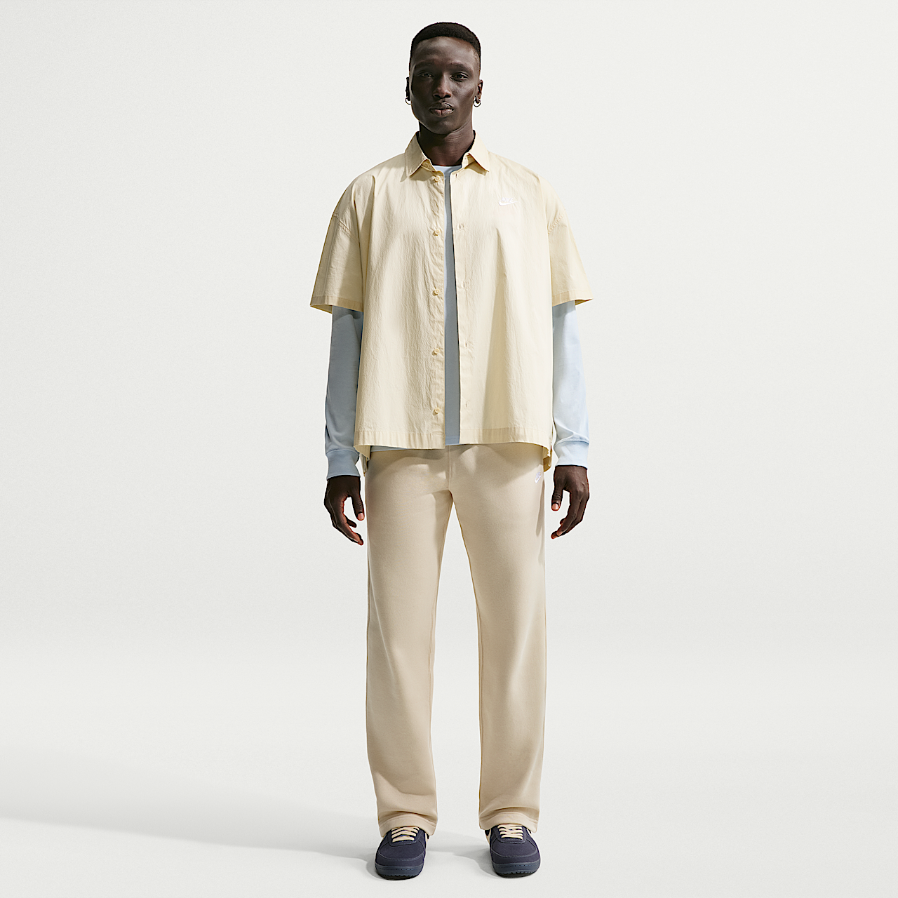 Nike  sneaker Light Khaki/Light Khaki/Wit