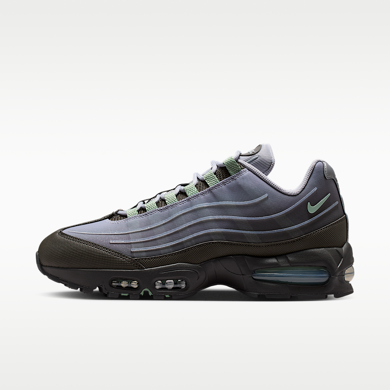 Nike Air Max 95 Big Bubble Tech (Medium Ash/Wolf Grey/Metallic Silver/Steam)