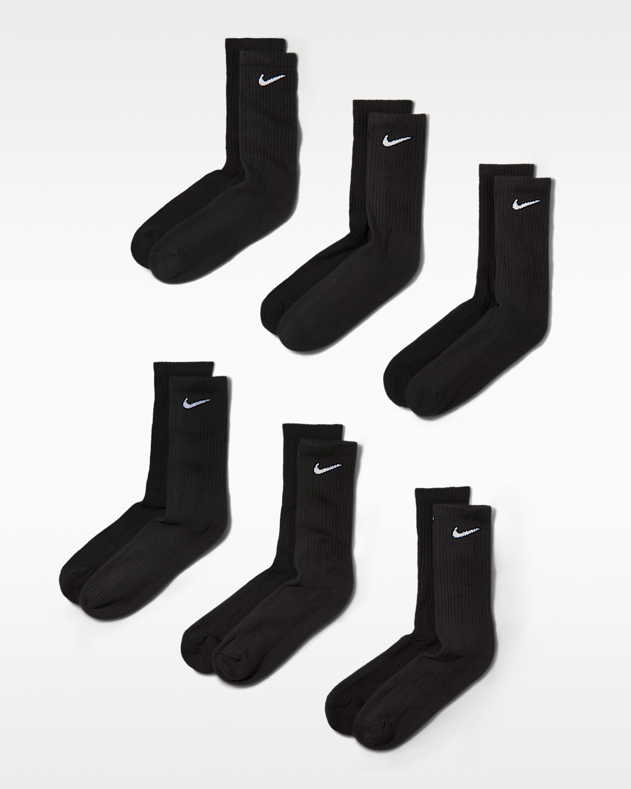 Unisex носки Nike Everyday Cushioned Training Crew Socks (6 Pairs) для тренировок