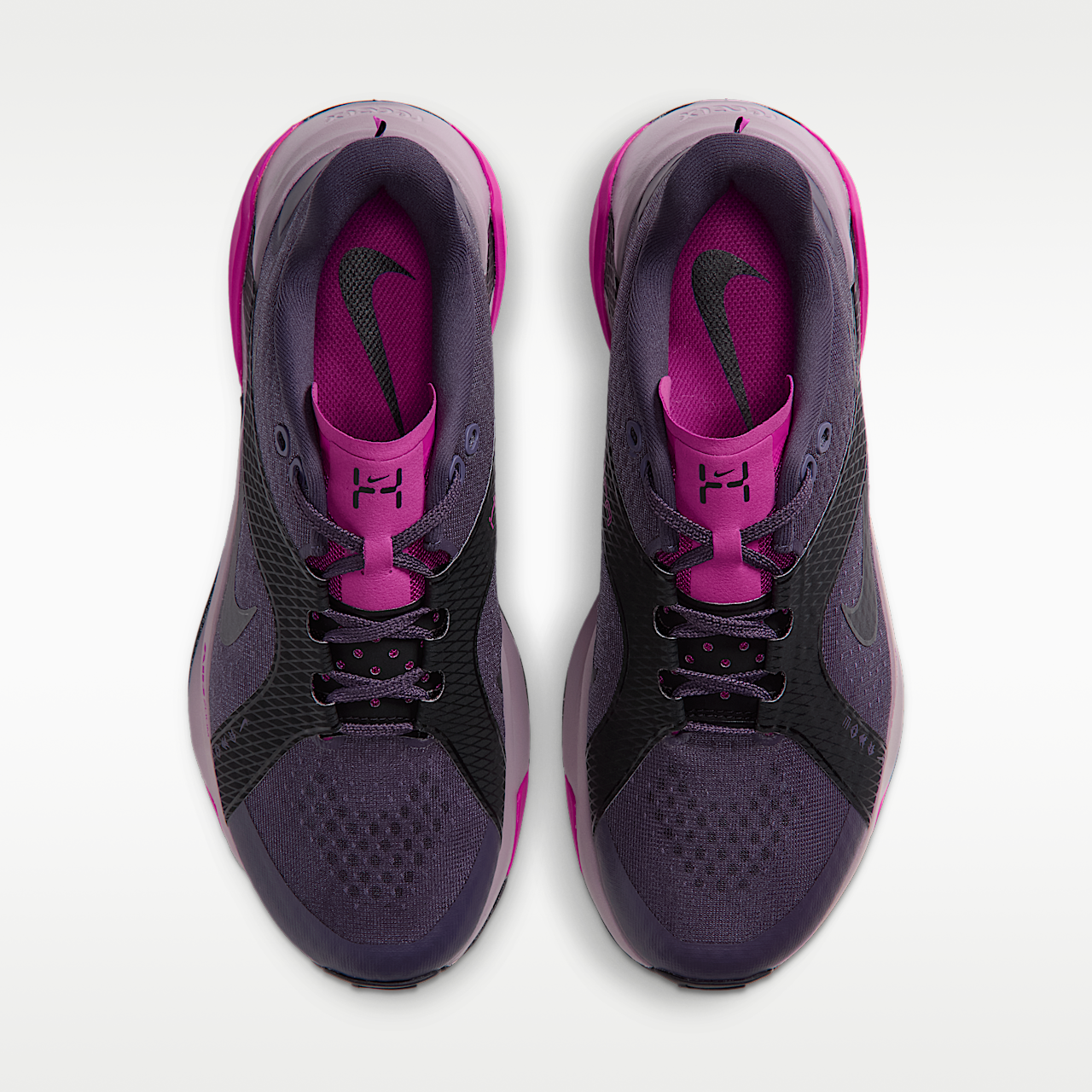 Nike  sneaker Dark Raisin/Zwart/Fuchsia Blast/Metallic Dark Grey