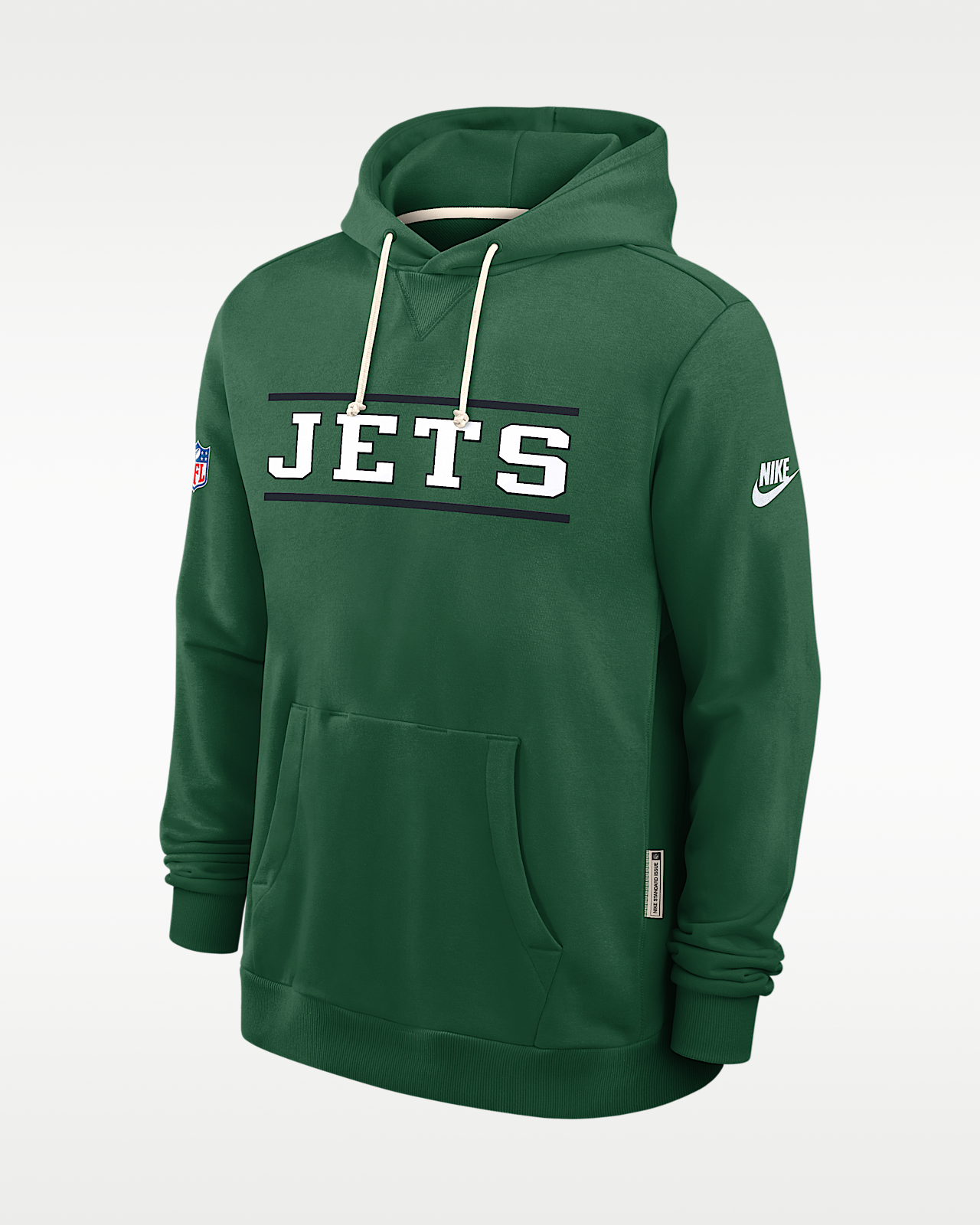 Мужское худи New York Jets Alt Standard Issue Nike Dri-FIT NFL Pullover Hoodie