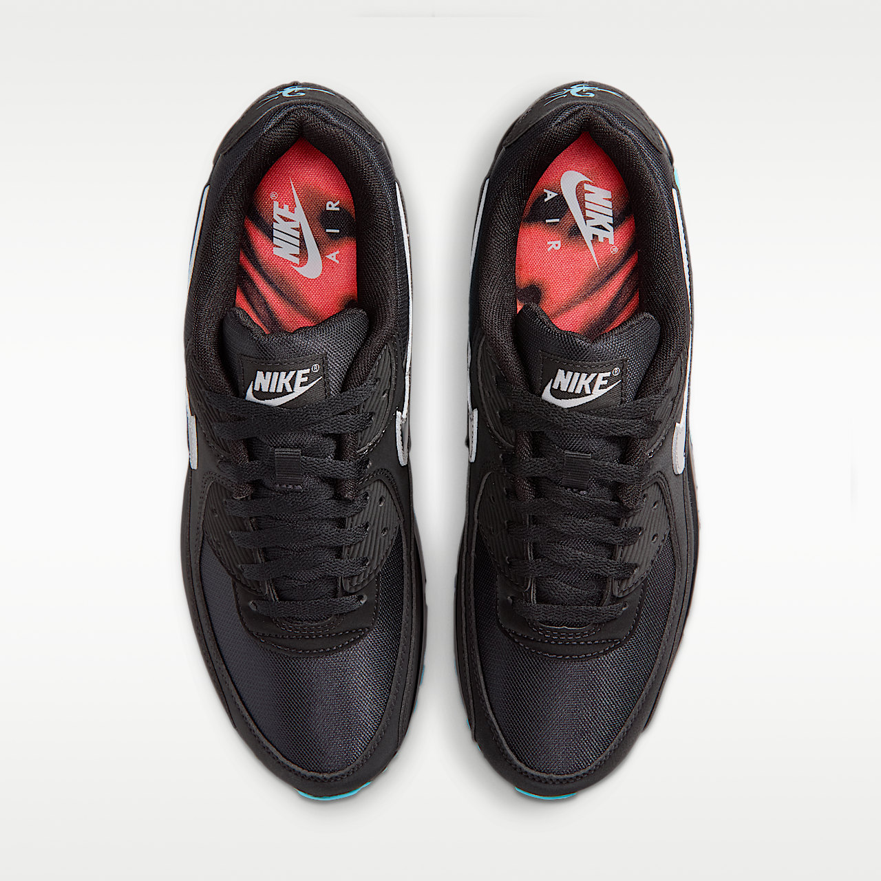 Nike Air Max sneaker Zwart/Gamma Blue/Ice/Chrome