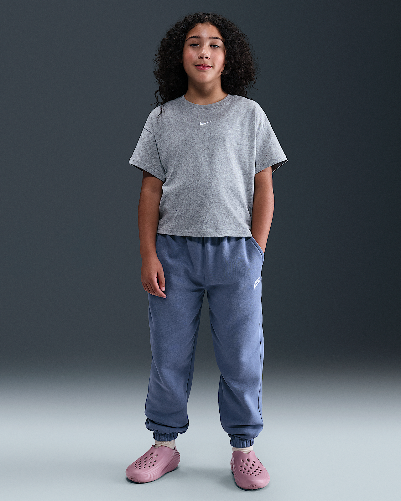 Детские  Nike Sportswear Club Fleece Big Kids' Loose Pants