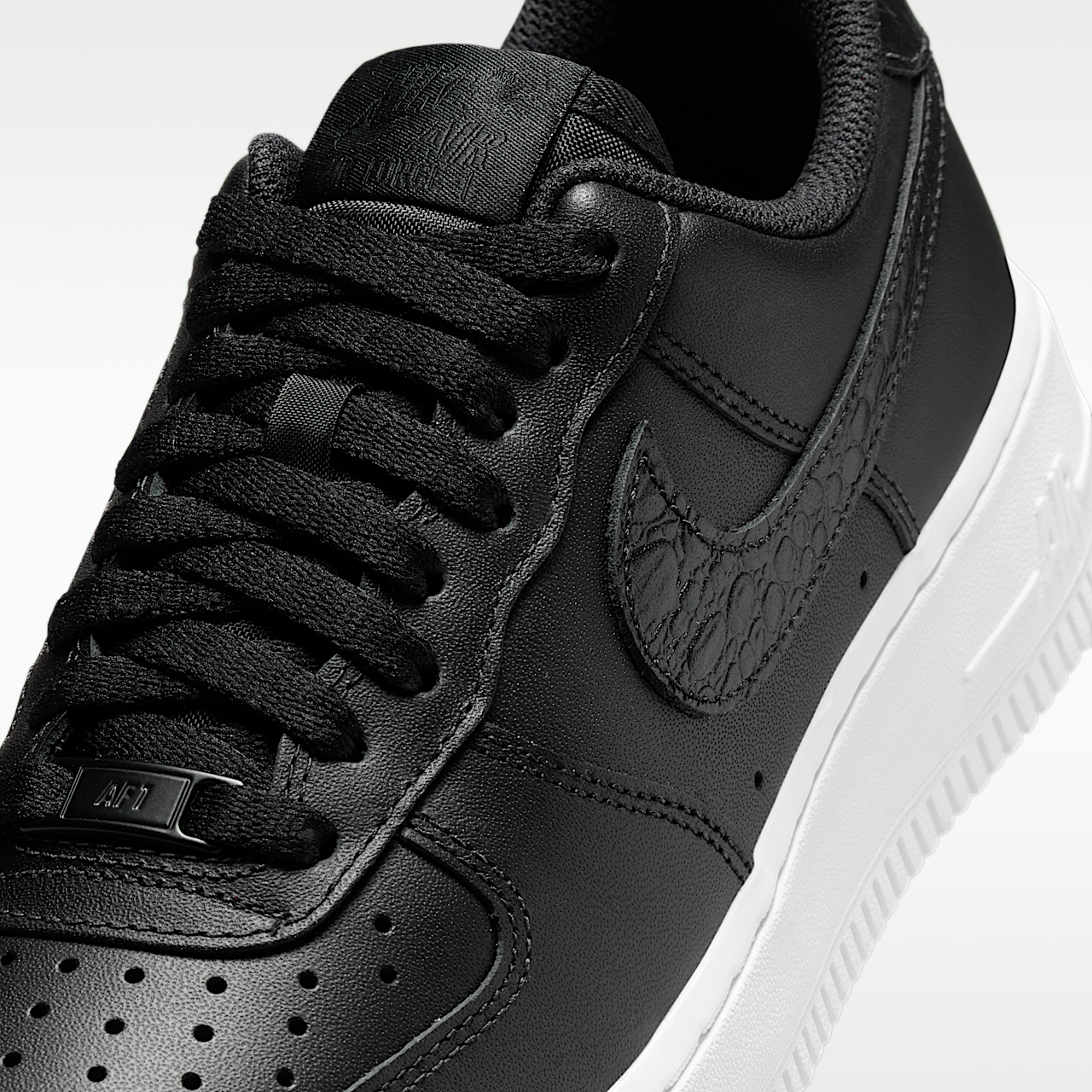 Nike Air Force 1 sneaker Zwart/Neutral Grey/Wit/Zwart