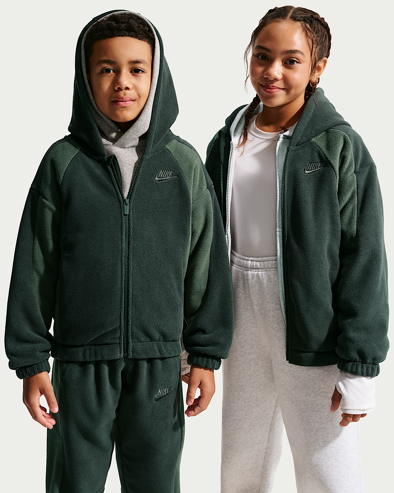 Детское худи Nike Club Fleece Big Kids' Winterized Full-Zip Hoodie