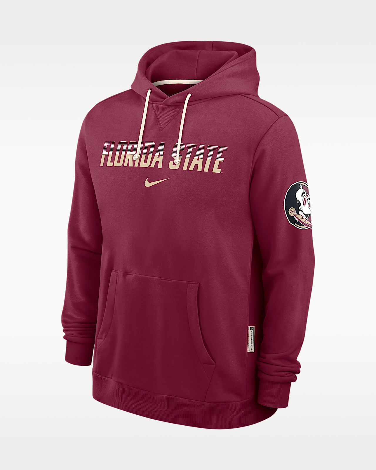 Мужское худи Florida State Sideline Standard Issue Nike Dri-FIT College Pullover Hoodie