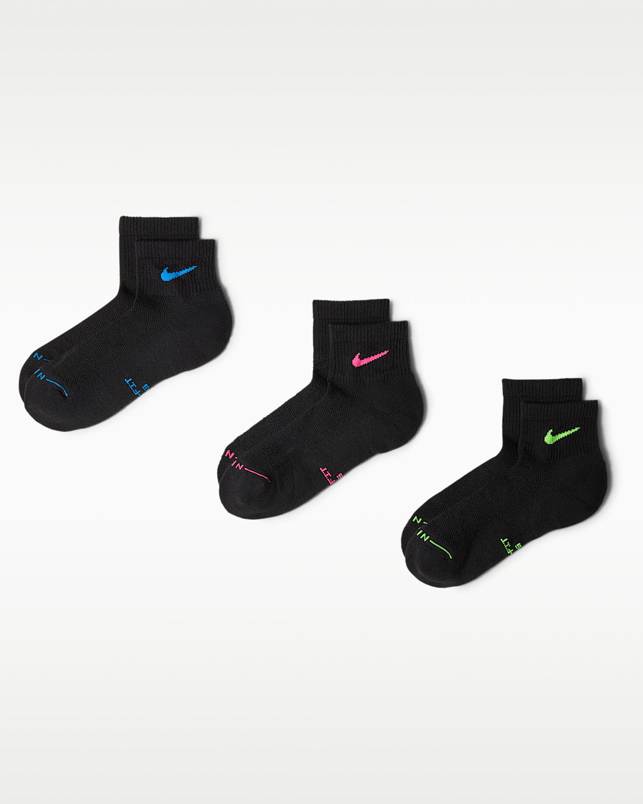 Unisex носки Nike Everyday Elevated Ankle Socks (3 Pairs)