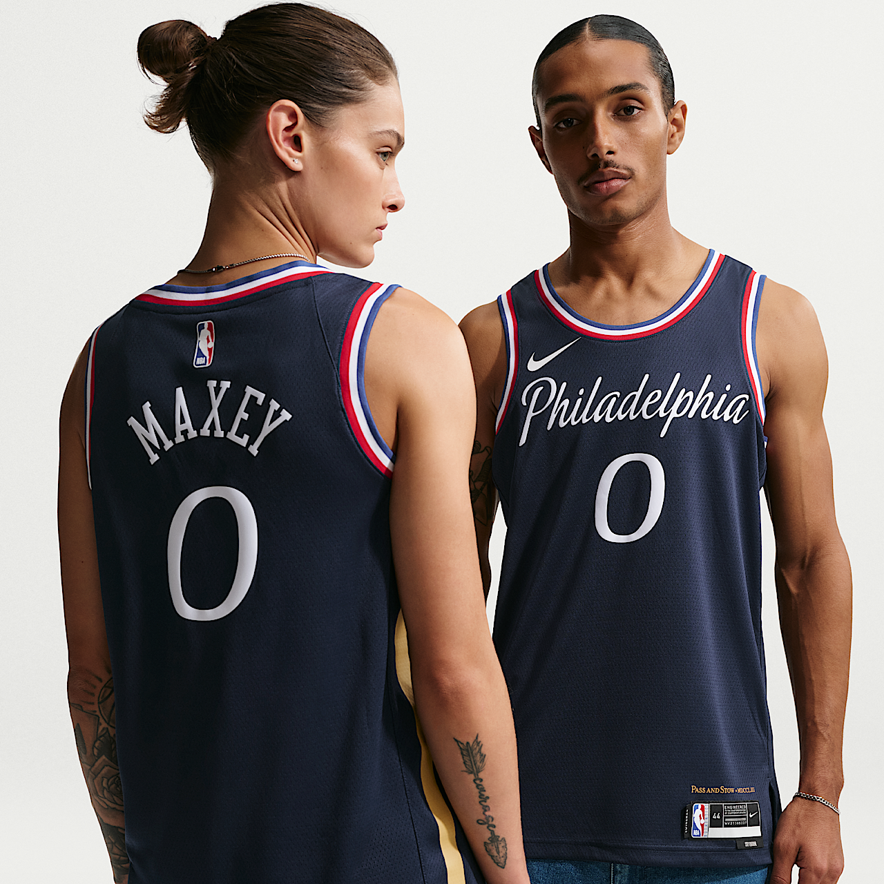 Tyrese Maxey Philadelphia 76ers City Edition (College Navy)
