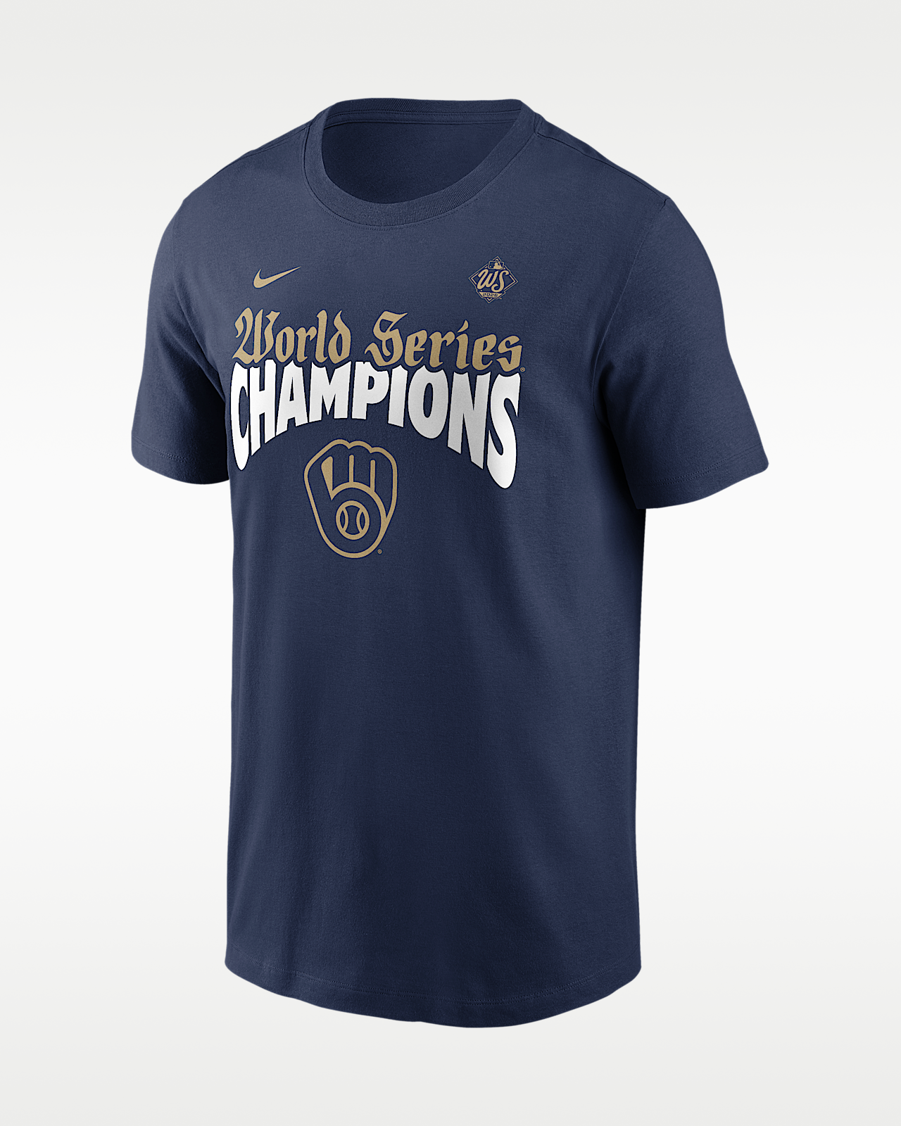 Мужская футболка Milwaukee Brewers 2026 World Series Champions Roster Nike MLB