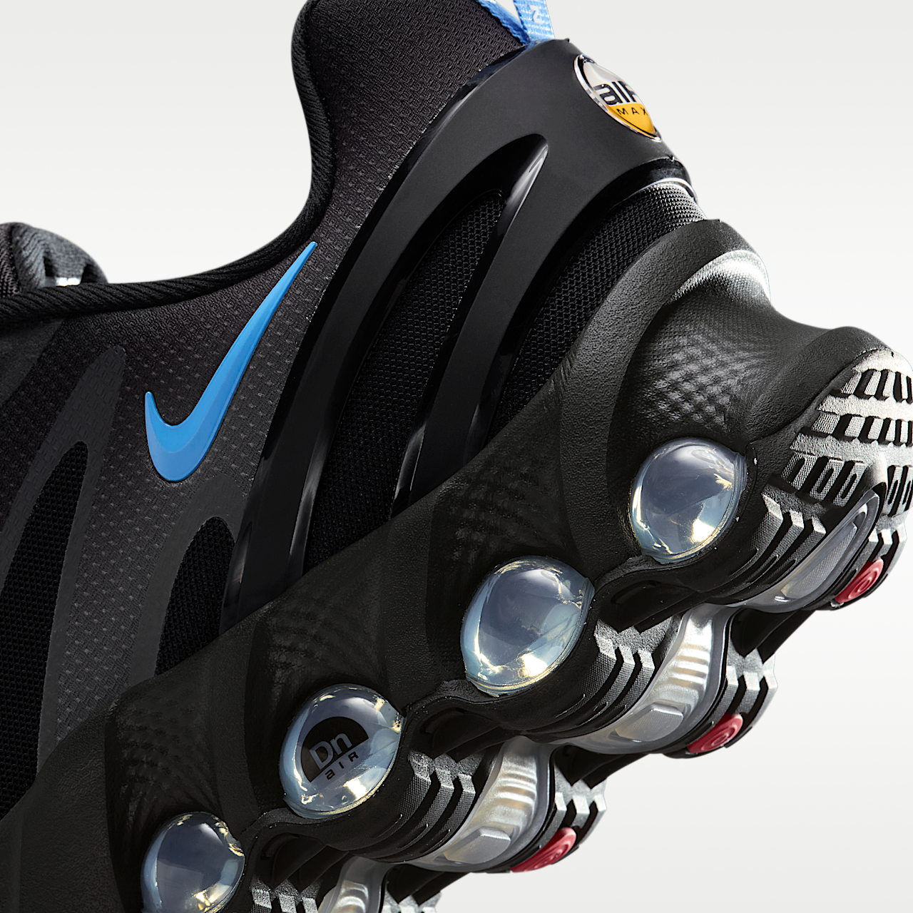 Nike Air Max DN sneaker Zwart/Cool Grey/Wolf Grey/University Blue