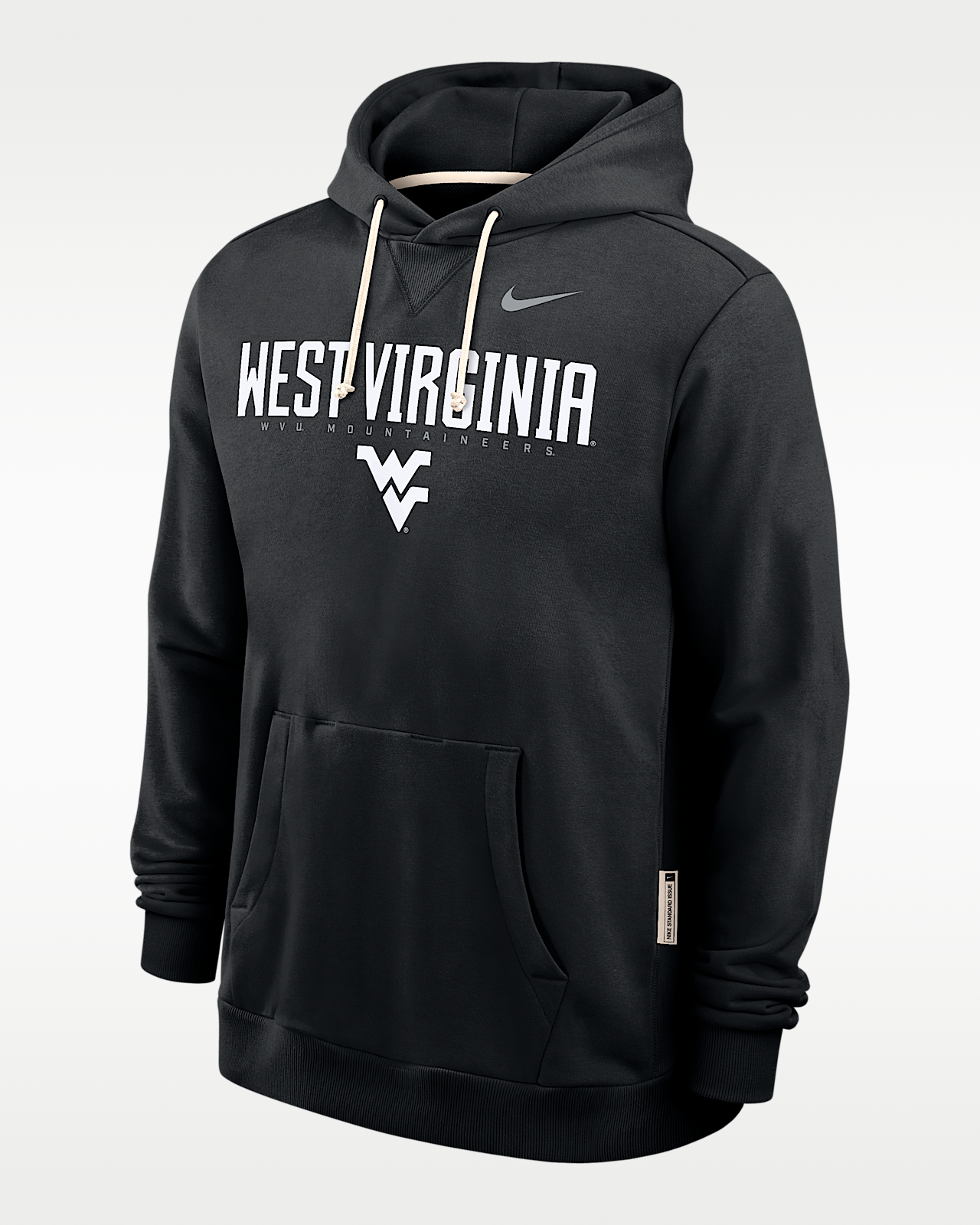 Мужское худи West Virginia Sideline Nike Dri-FIT College Pullover Hoodie
