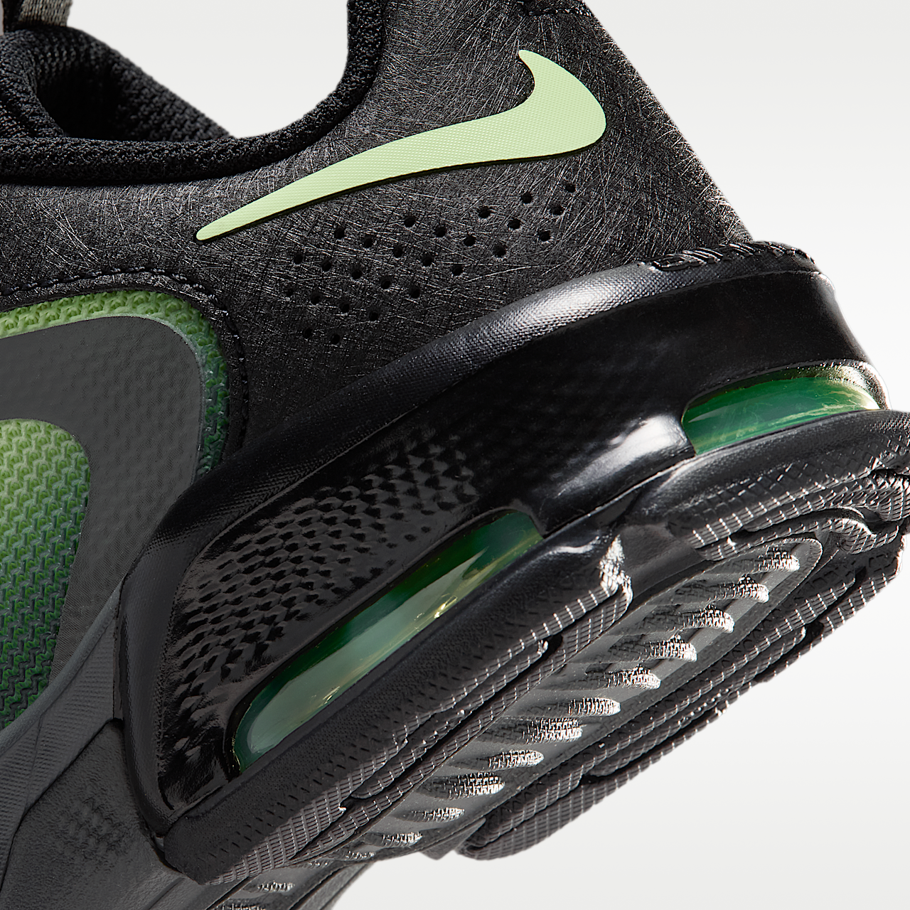 Nike Air Max sneaker Zwart/Iron Grey/Liquid Lime