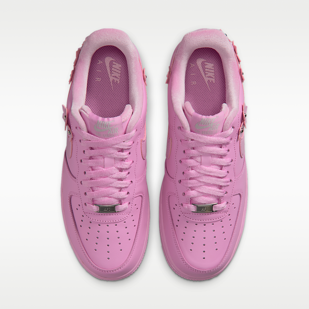 Nike Air Force 1 sneaker Pink Rise/Pink Foam/Metallic Silver/Pink Rise