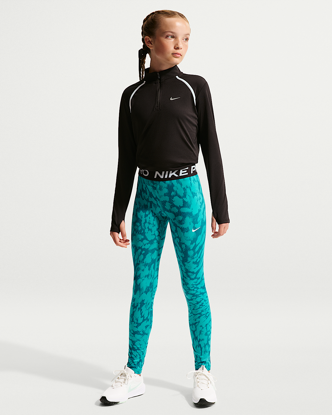 Детские тайтсы Nike Pro Big Kids' (Girls') Leggings