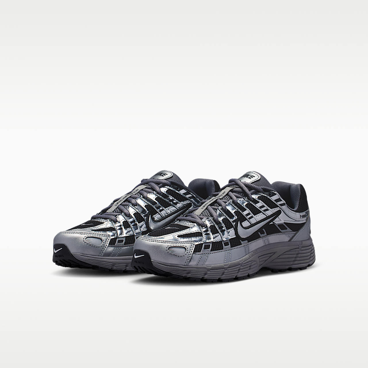 Nike P-6000 sneaker Zwart/Pencil Point/Dark Grey/Metallic Silver