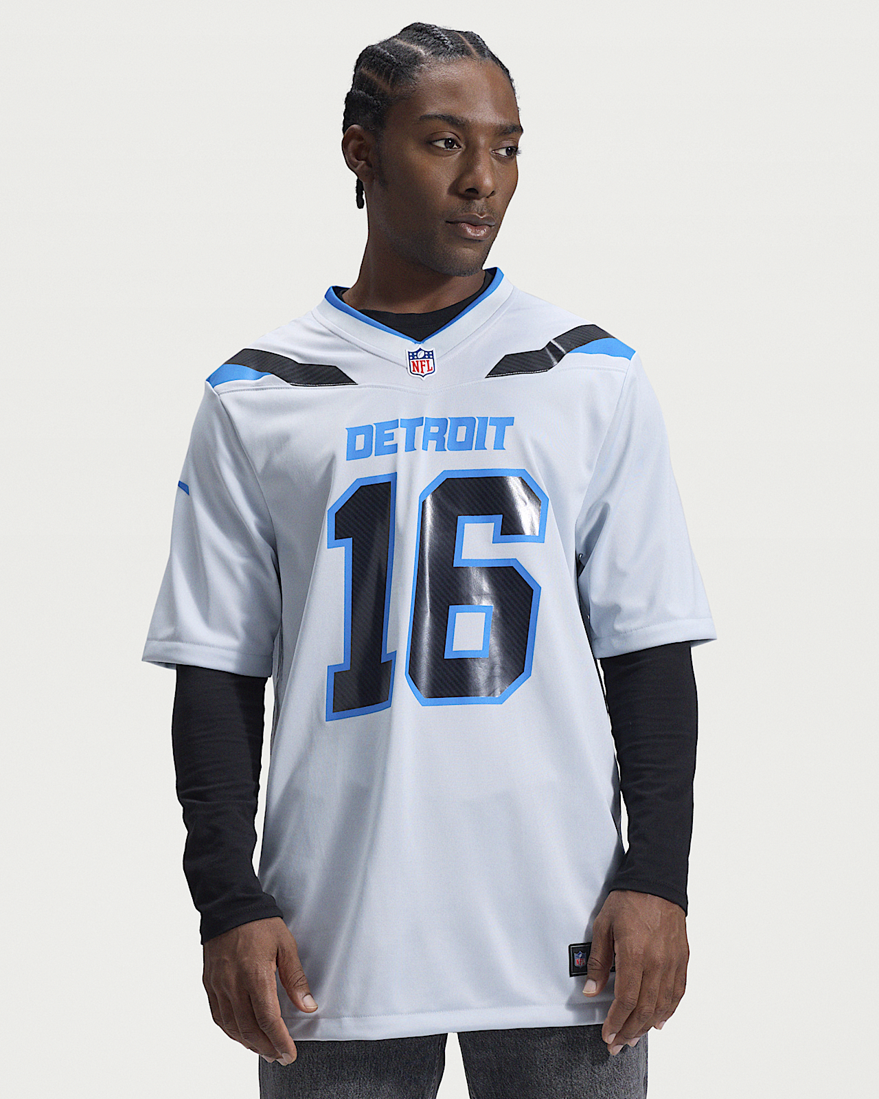 Мужские джерси Jared Goff Detroit Lions Rivalries Collection Nike NFL Game Jersey