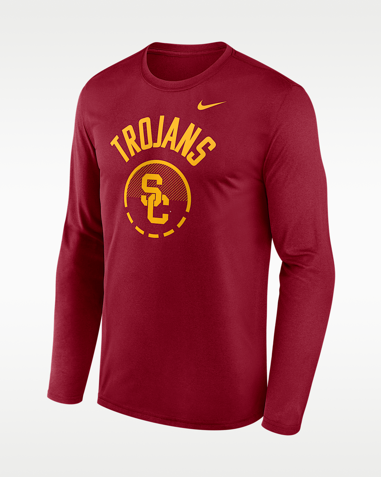 Мужская футболка USC Courtside Nike Dri-FIT College Long-Sleeve