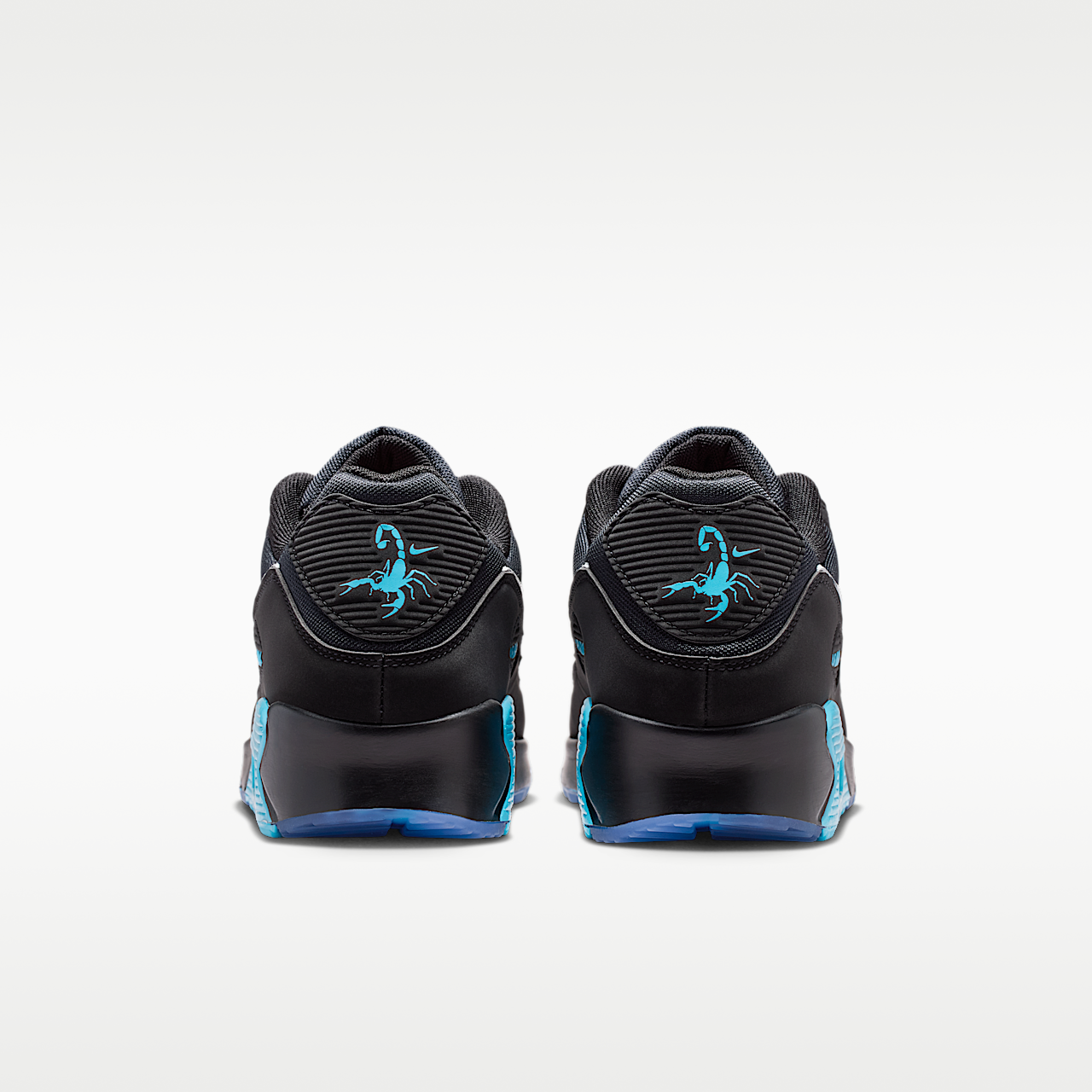 Nike Air Max sneaker Zwart/Gamma Blue/Ice/Chrome