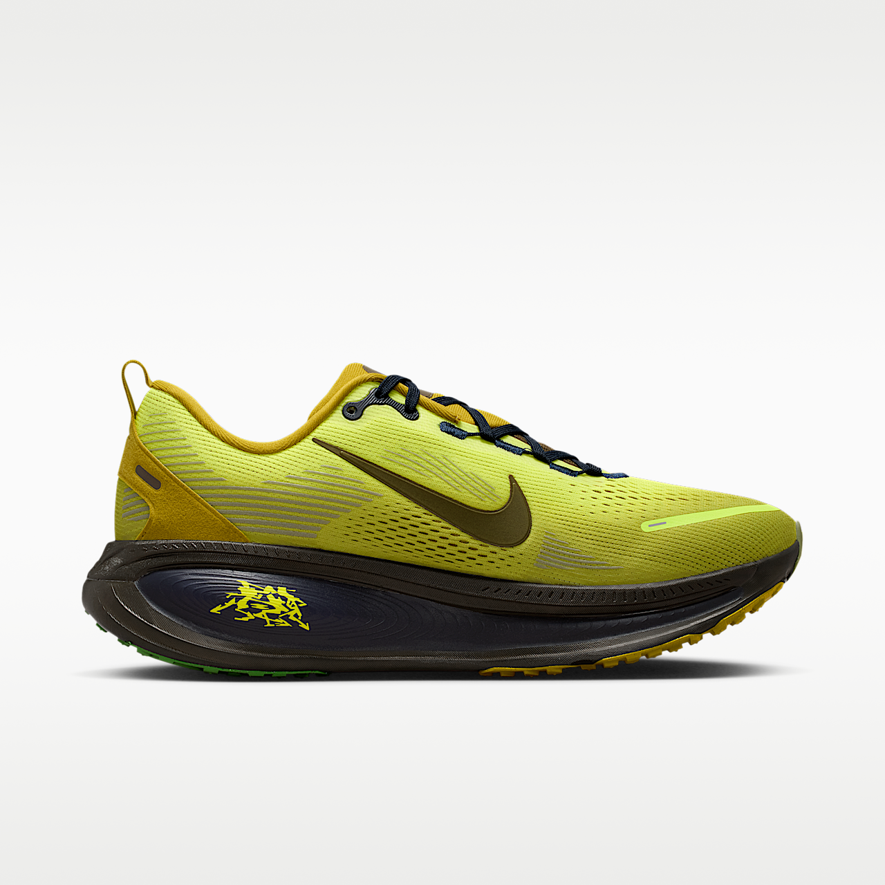 Nike Vomero sneaker Sonic Yellow/Peat Moss/Dark Obsidian/Dark Hazel