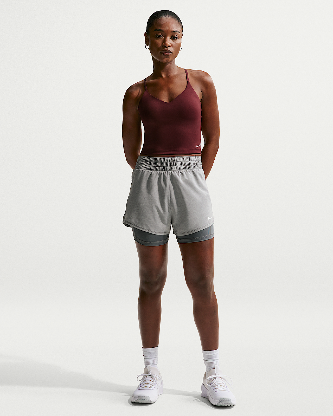 Женские шорты Nike One Dri-FIT High-Waisted 3" 2-in-1 Shorts