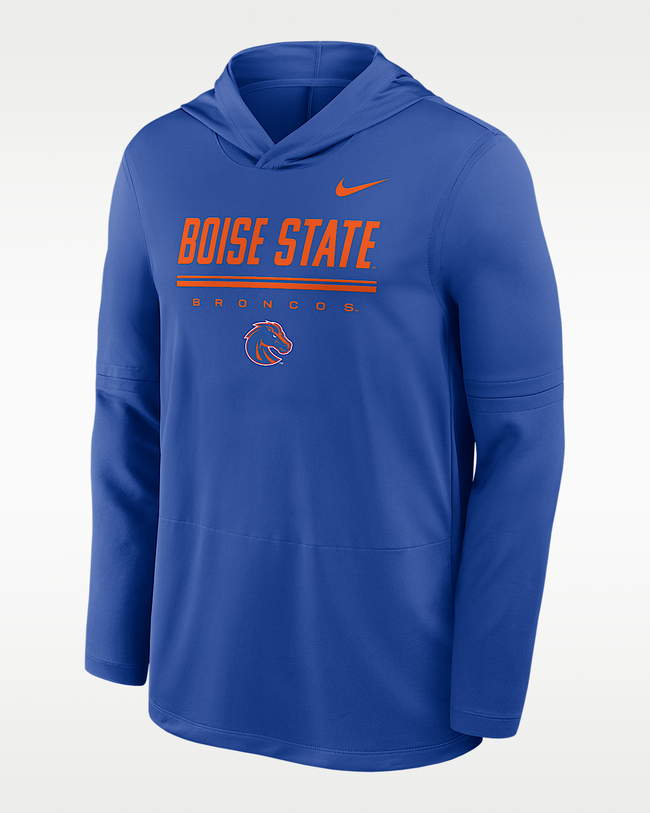 Мужские  Boise State Sideline Nike Dri-FIT College Long-Sleeve Hooded Top