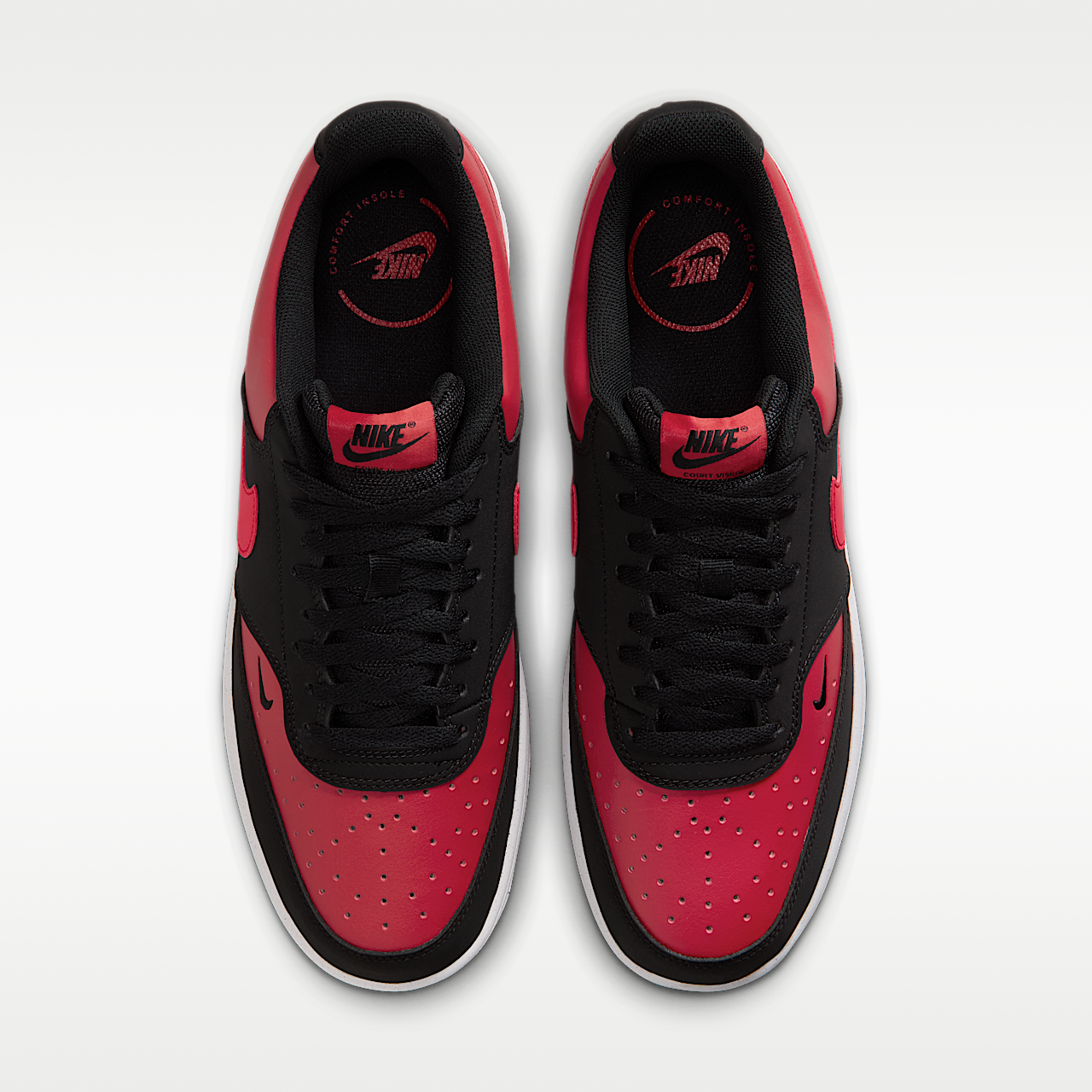 Nike  sneaker Zwart/University Red/Wit/University Red