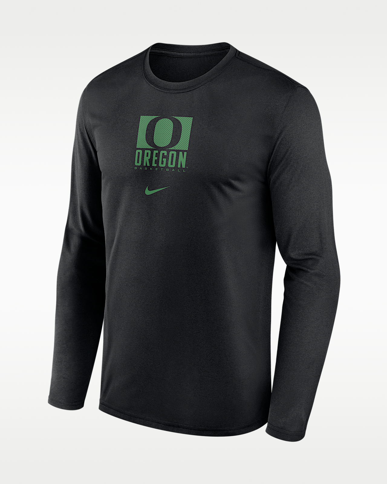 Мужская футболка Oregon Courtside Nike Dri-FIT College Long-Sleeve