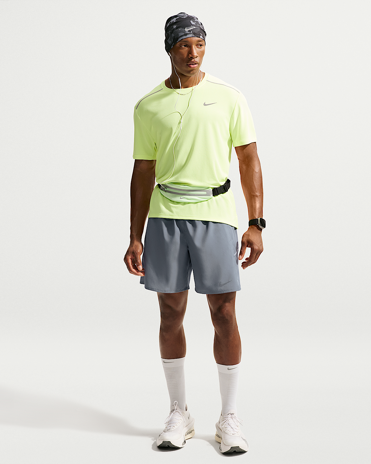 Мужские шорты Nike Miler Dri-FIT 2-in-1 7" Shorts для бега