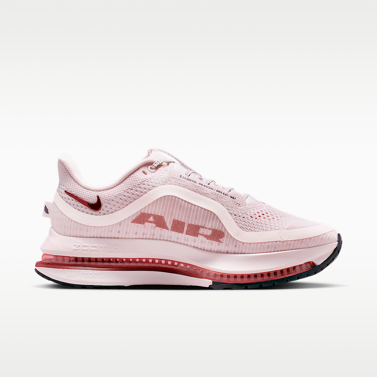 Nike Pegasus sneaker Pearl Pink/Bright Crimson/Purple Dynasty/Team Crimson