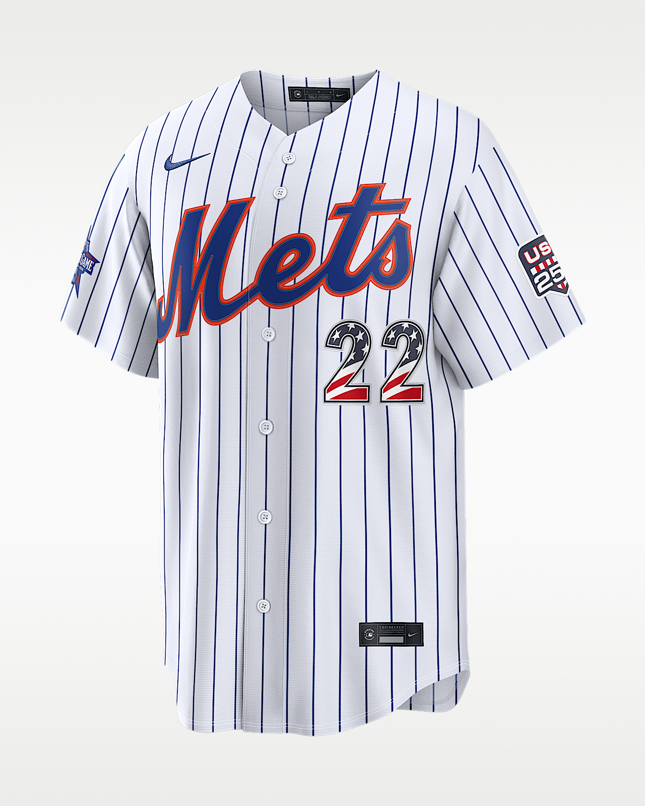 Мужские джерси Juan Soto New York Mets 2026 All-Star Game Nike MLB Stadium Jersey