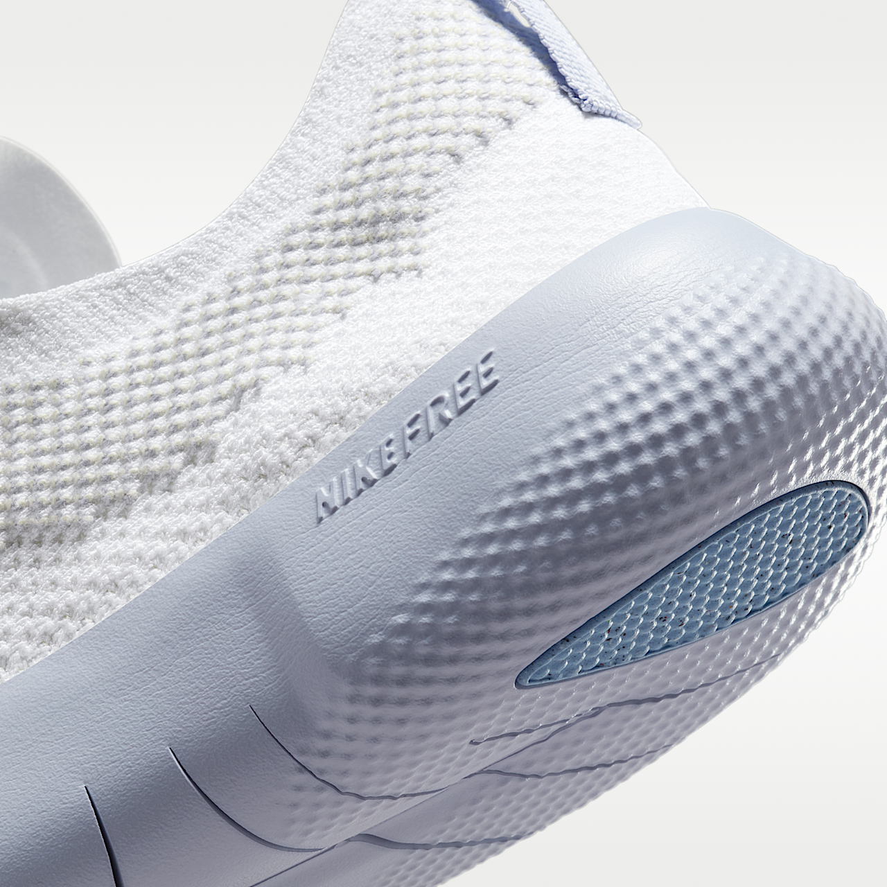 Nike Free sneaker Wit/Ghost/Metallic Silver