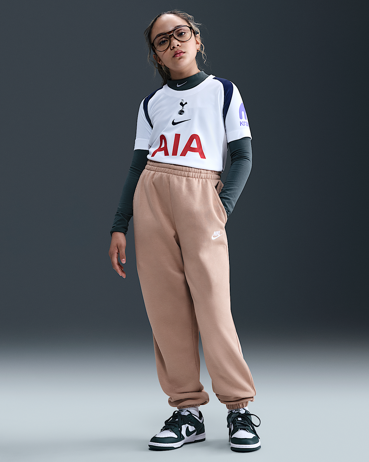 Детские  Nike Sportswear Club Fleece Big Kids' Loose Pants