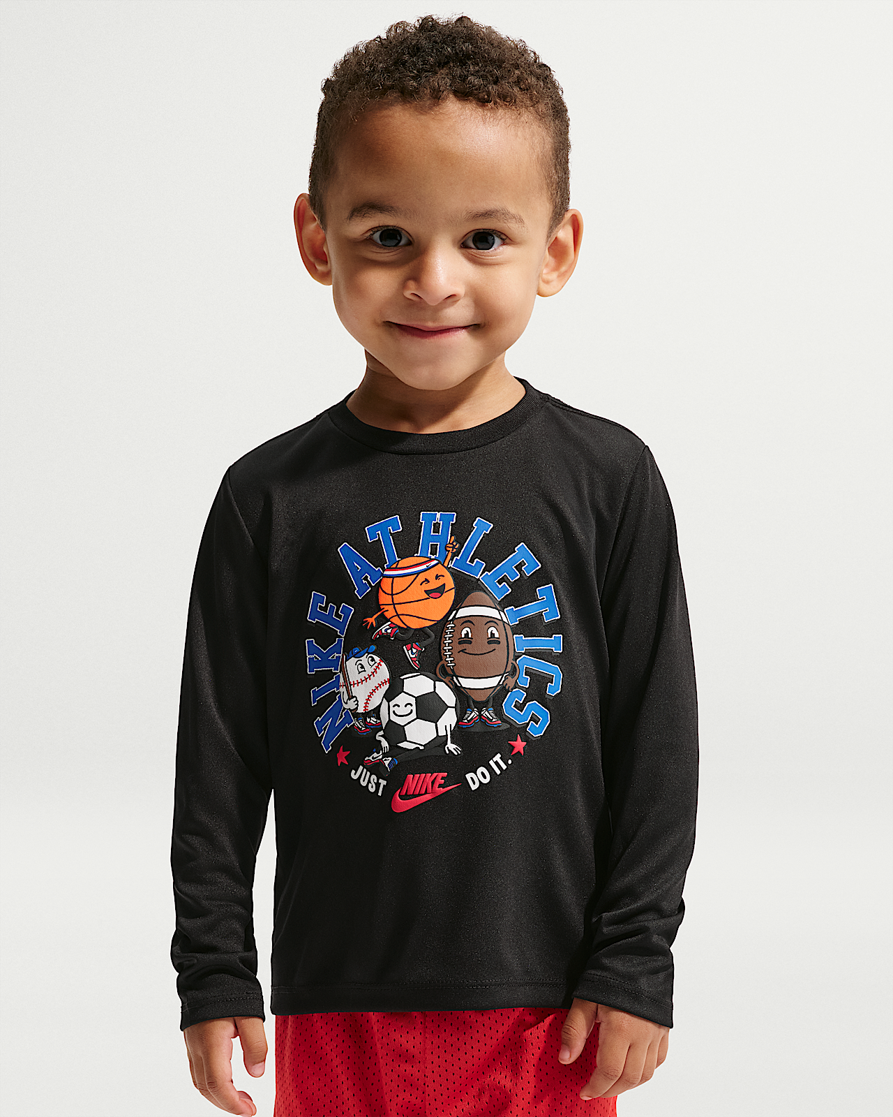 Детская футболка Nike Toddler Dri-FIT Graphic Long-Sleeve
