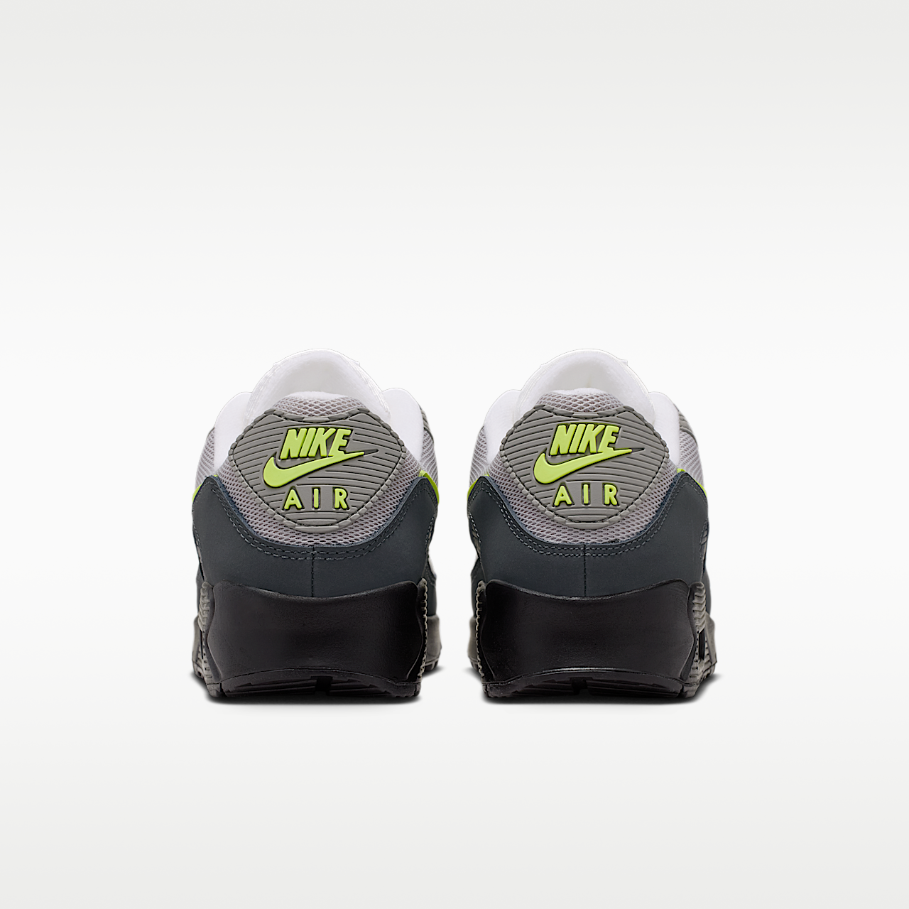 Nike Air Max sneaker Zwart/Anthracite/Light Charcoal/Neon Yellow