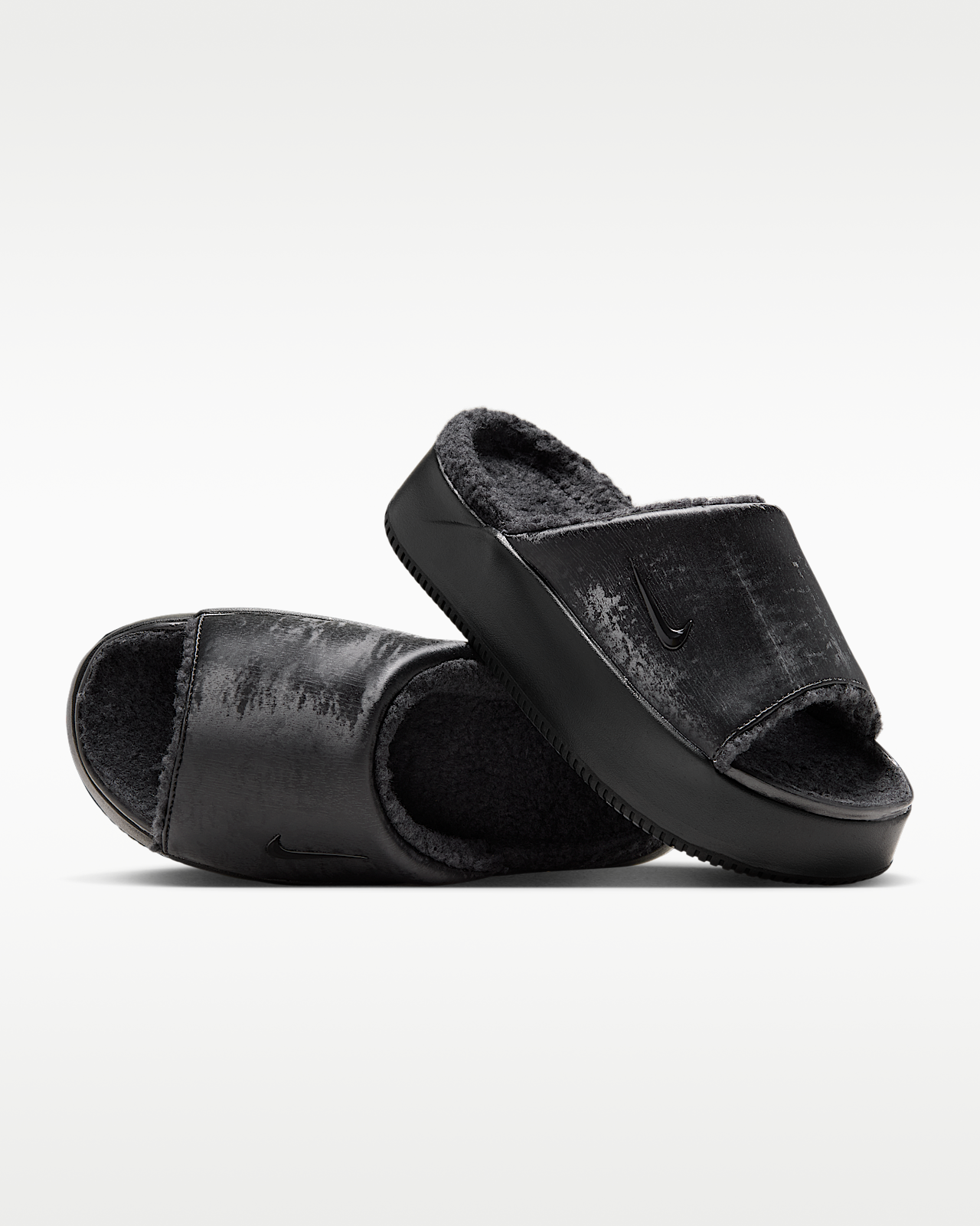 Unisex  Nike Calm Elevation SE Faux Fur Slides