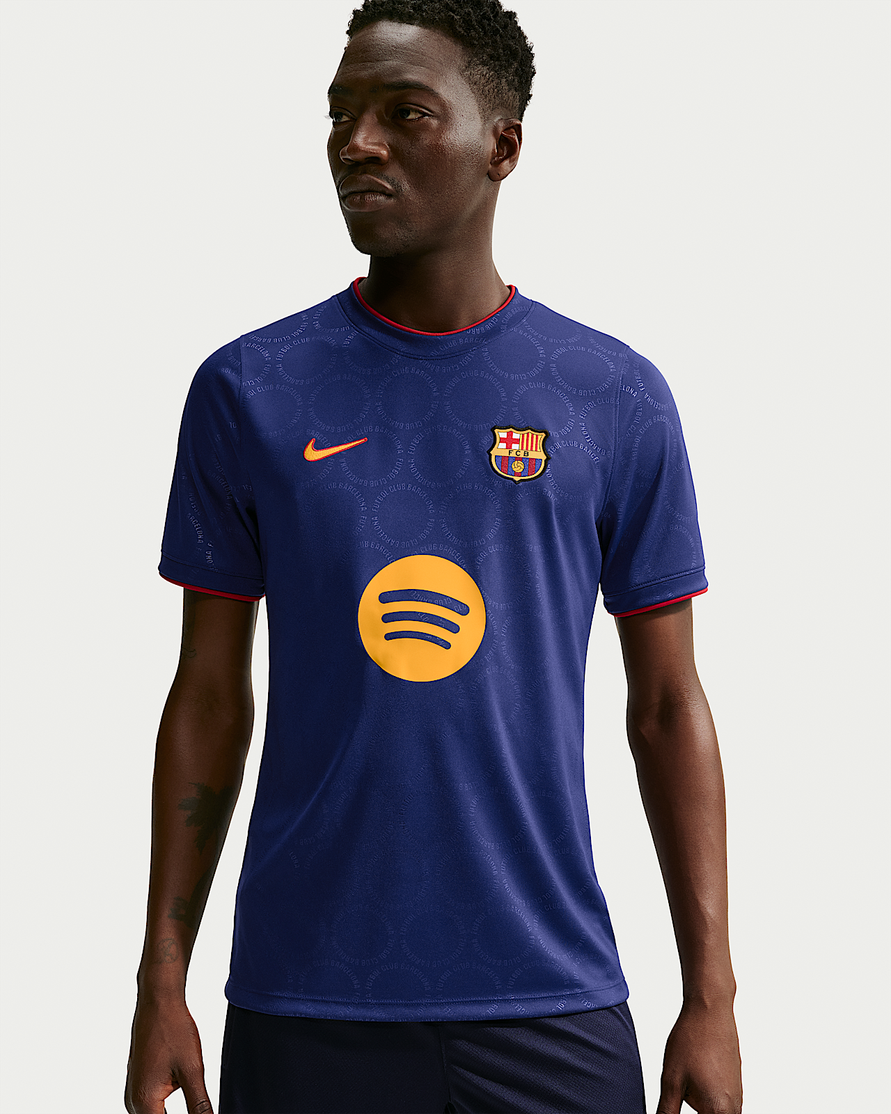 Мужские  FC Barcelona Third Nike Dri-FIT Soccer Pre-Match Top