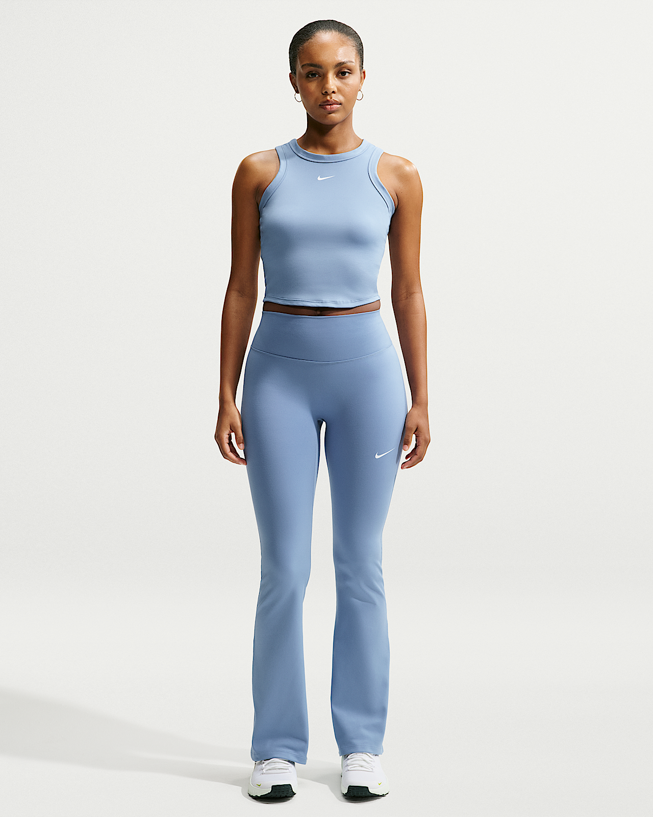 Женские тайтсы Nike One High-Waisted Flared Leggings