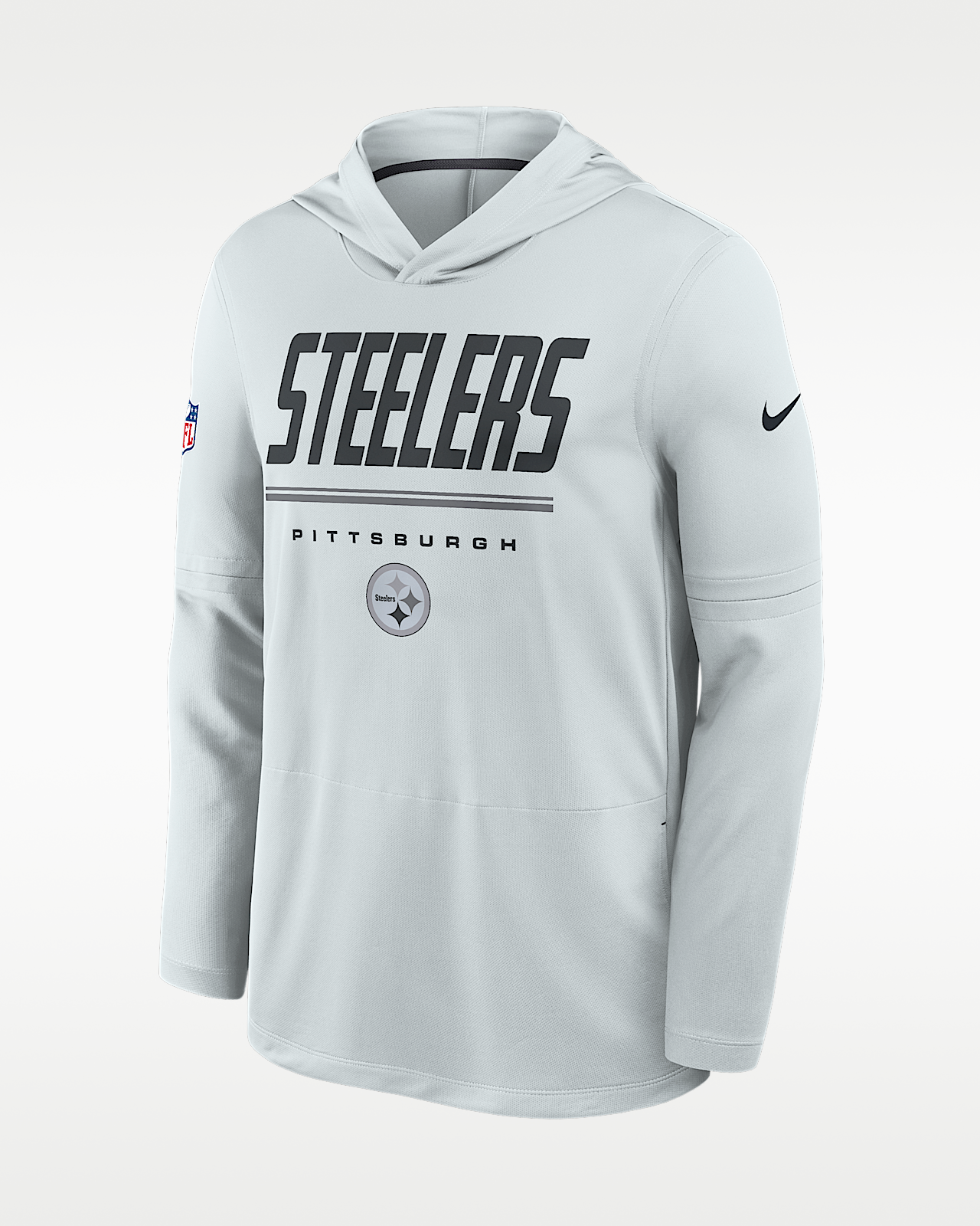 Мужские  Pittsburgh Steelers Sideline Nike Dri-FIT NFL Long-Sleeve Hooded Top