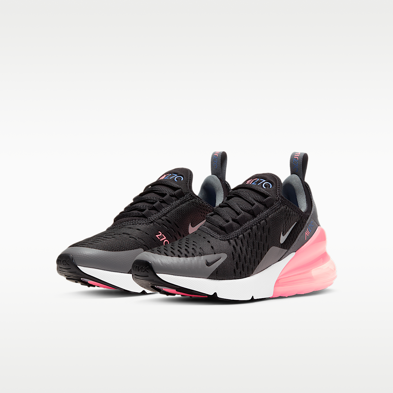 Nike Air Max sneaker Zwart/Smoke Grey/Sunset Pulse/Metallic Silver