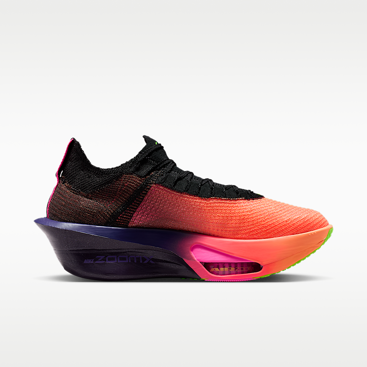 Nike  sneaker Orange Pulse/Purple Dynasty/Electric Green/Zwart